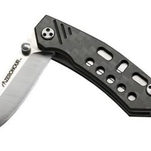 ZeroHour EDGE Carbon Fiber EDC Mini couteau S35VN Blade + Mousqueton