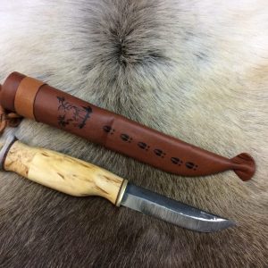 Wood Jewel 23VS95 Jagdmesser Vuolupuukko sarvihatulla