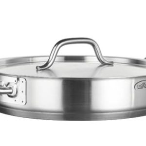 Inoxibar 65666 Sauteuse traiteur avec couvercle