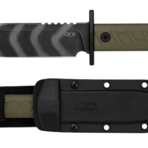 Zero Tolerance 0006TSOL – Couteau à lame fixe CPM 3V Tiger Stripe Olive (Made in USA)